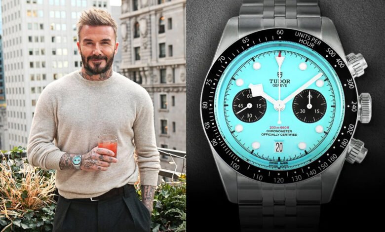 Tudor Unveils David Beckham-Approved Black Bay Chronograph with a Stunning Twist